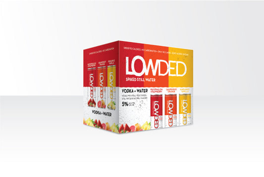 Lowded Vodka Water Variety Pack